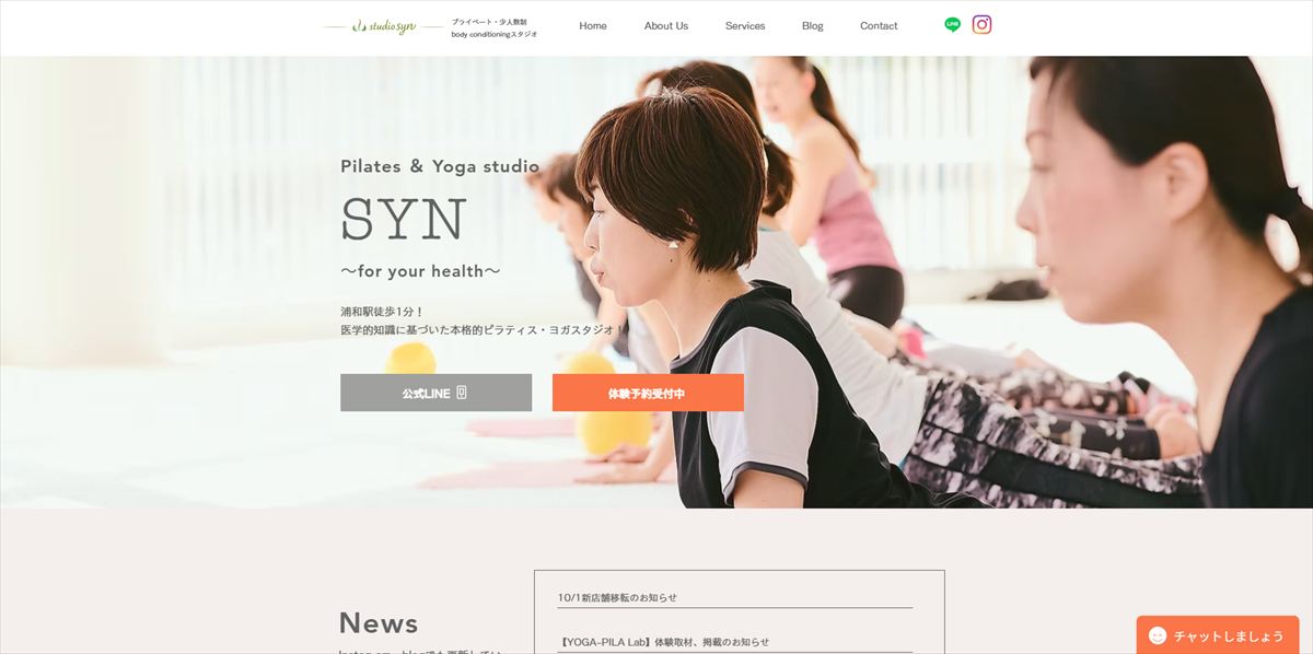 Pilates & Yoga Studio Syn